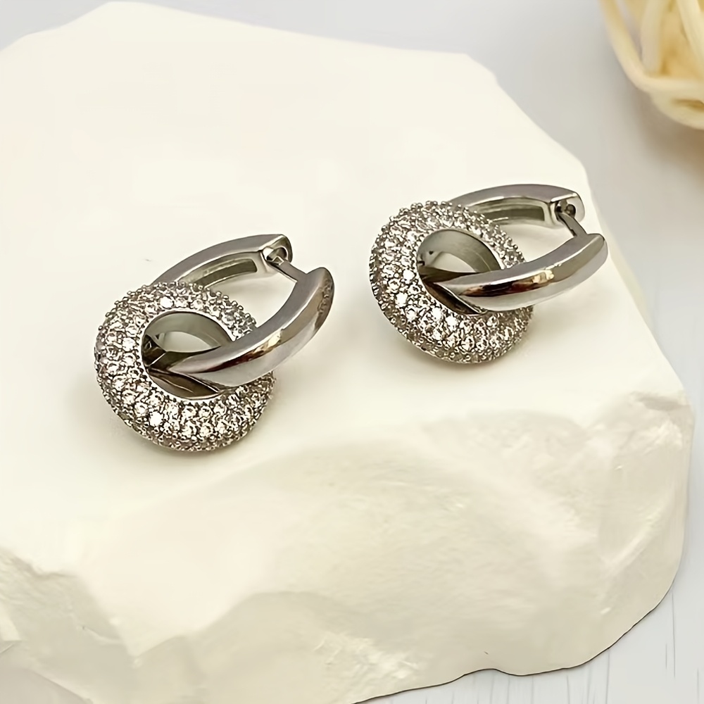 Women's Japanese & Korean Style Round Pendant Earrings
